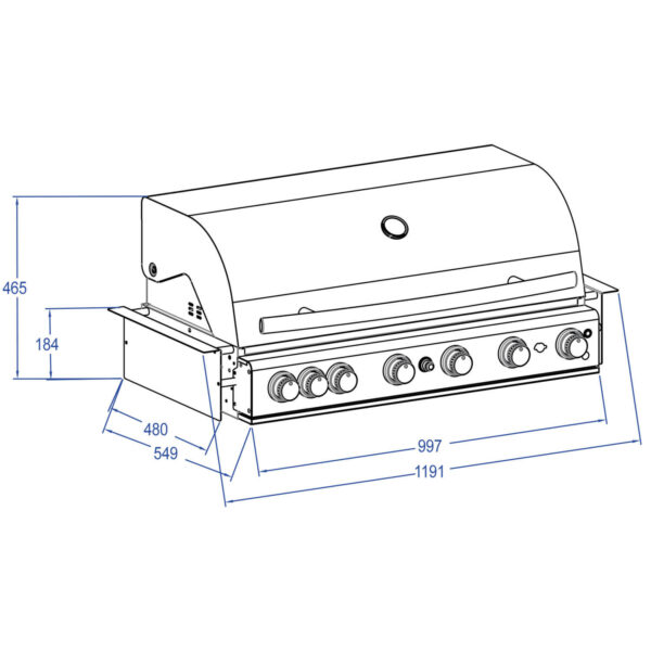 TOP-LINE - ALLGRILL CHEF XL - BUILT-IN  mit Air System – Bild 11