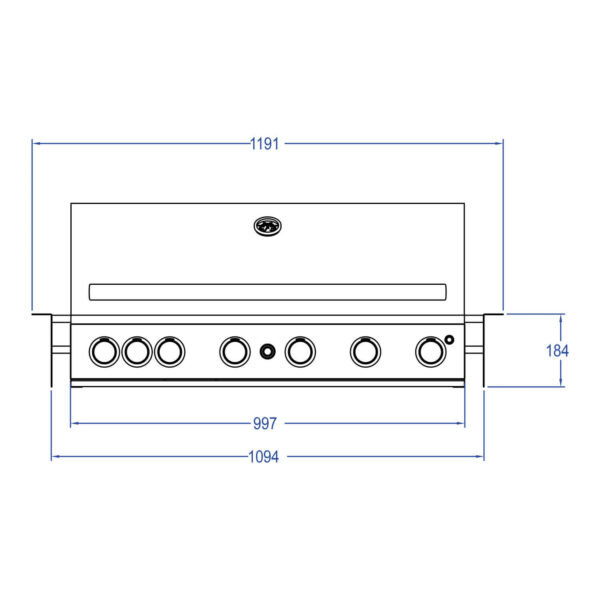 TOP-LINE - ALLGRILL CHEF XL - BUILT-IN  mit Air System – Bild 13