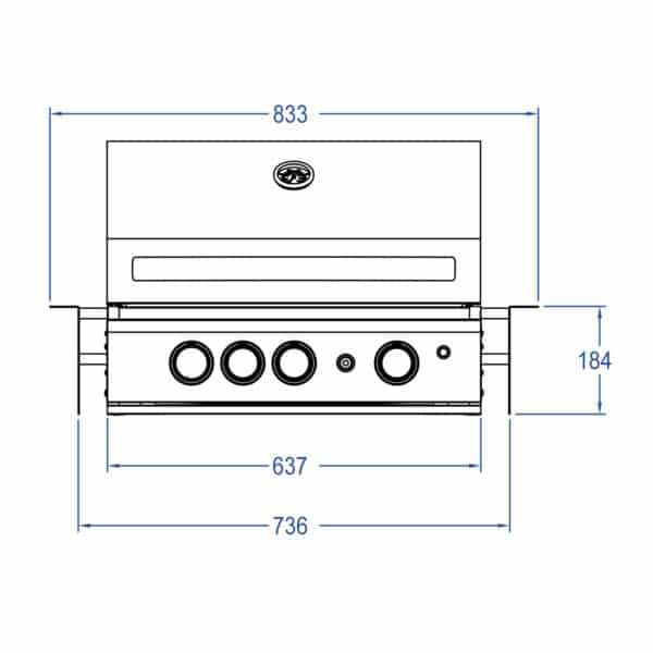 TOP-LINE - ALLGRILL CHEF M - BUILT-IN  mit Air System – Bild 11