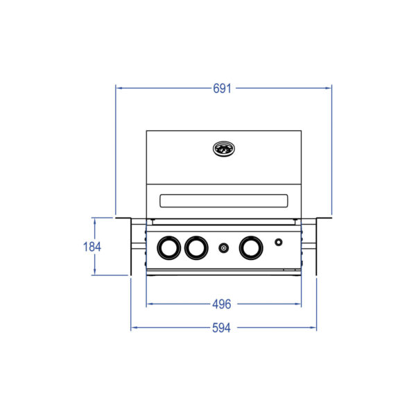 TOP-LINE - ALLGRILL CHEF S - BUILT-IN  mit Air System – Bild 11