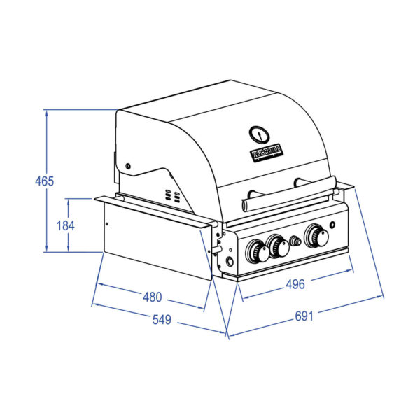 TOP-LINE - ALLGRILL CHEF S - BUILT-IN  mit Air System – Bild 9