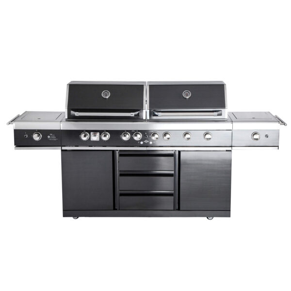 TOP-LINE - ALLGRILL EXTREM Light Steakzone® - BLACK mit Air System