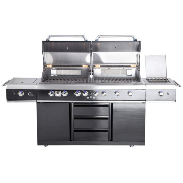 TOP-LINE - ALLGRILL EXTREM Light Steakzone® - BLACK mit Air System – Bild 4