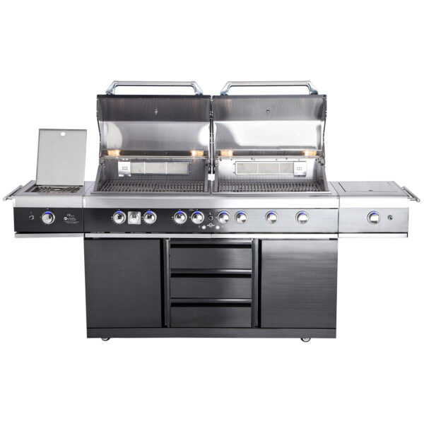 TOP-LINE - ALLGRILL EXTREM Light Steakzone® - BLACK mit Air System – Bild 6