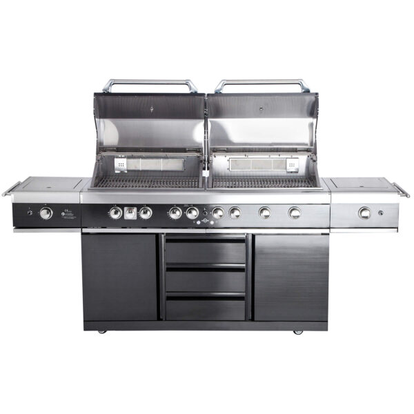 TOP-LINE - ALLGRILL EXTREM Light Steakzone® - BLACK mit Air System – Bild 7