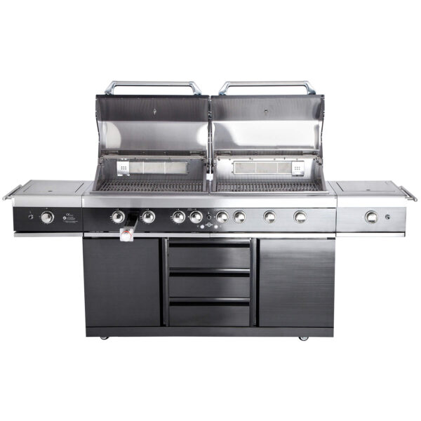 TOP-LINE - ALLGRILL EXTREM Light Steakzone® - BLACK mit Air System – Bild 8