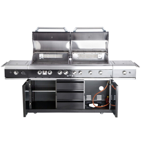 TOP-LINE - ALLGRILL EXTREM Light Steakzone® - BLACK mit Air System – Bild 9