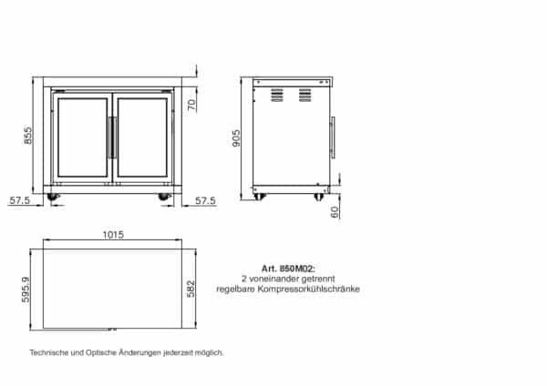 Modul 2 -  Doppelkühlschrank – Bild 2